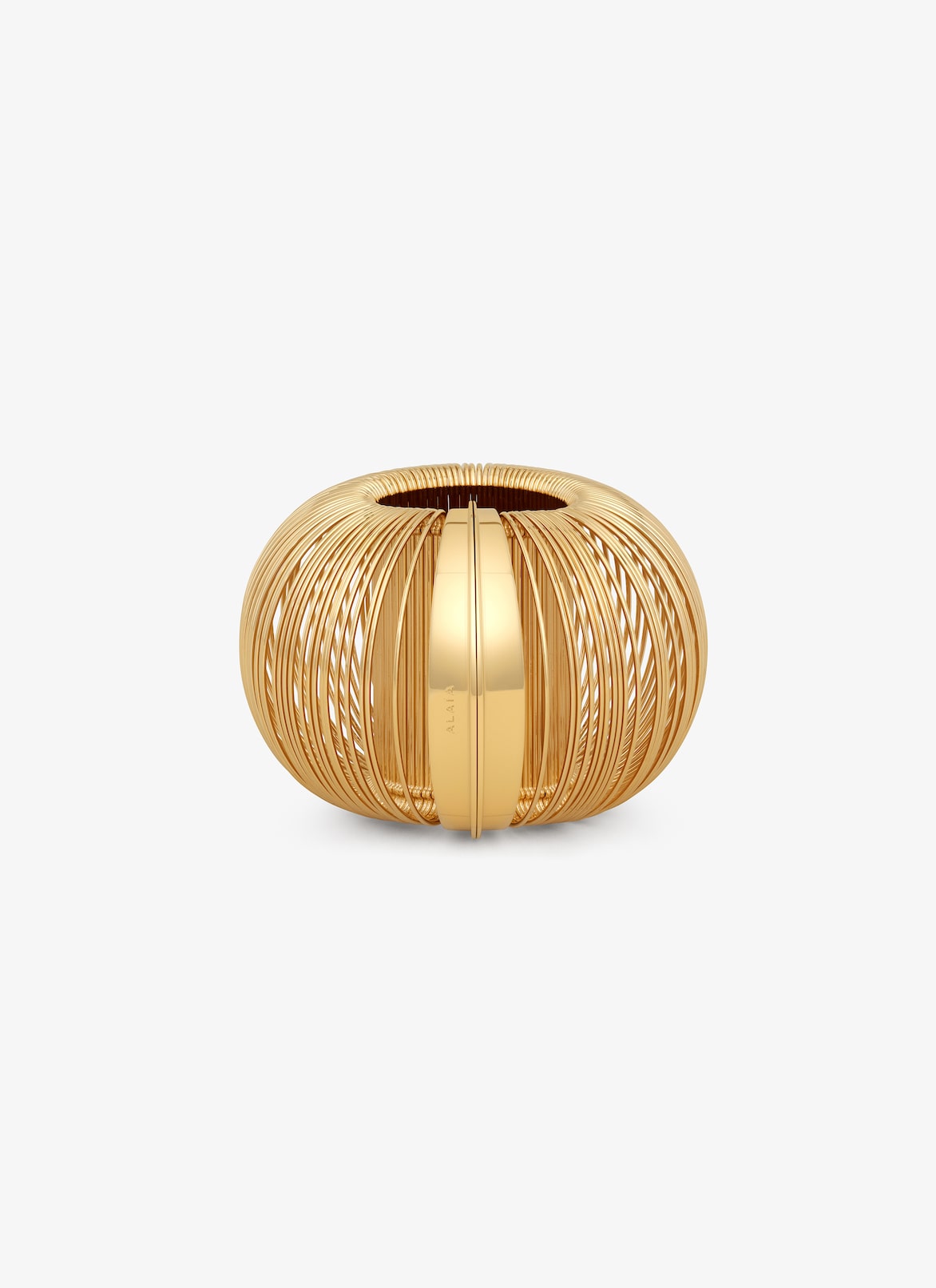 SLINKY CUFF ALAÏA GOLD SLINKY CUFF